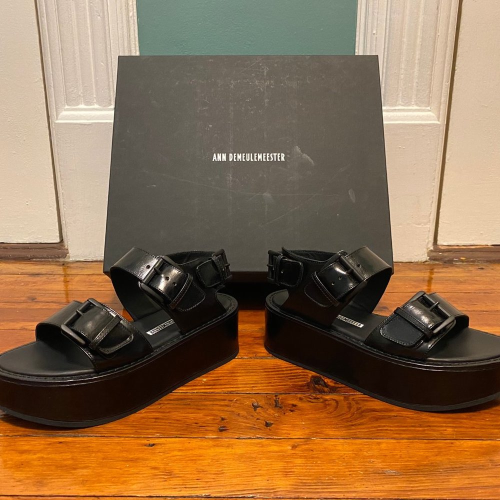 New ANN DEMEULEMEESTER Platform Sandals (fits 5/6) - Picture 6 of 10